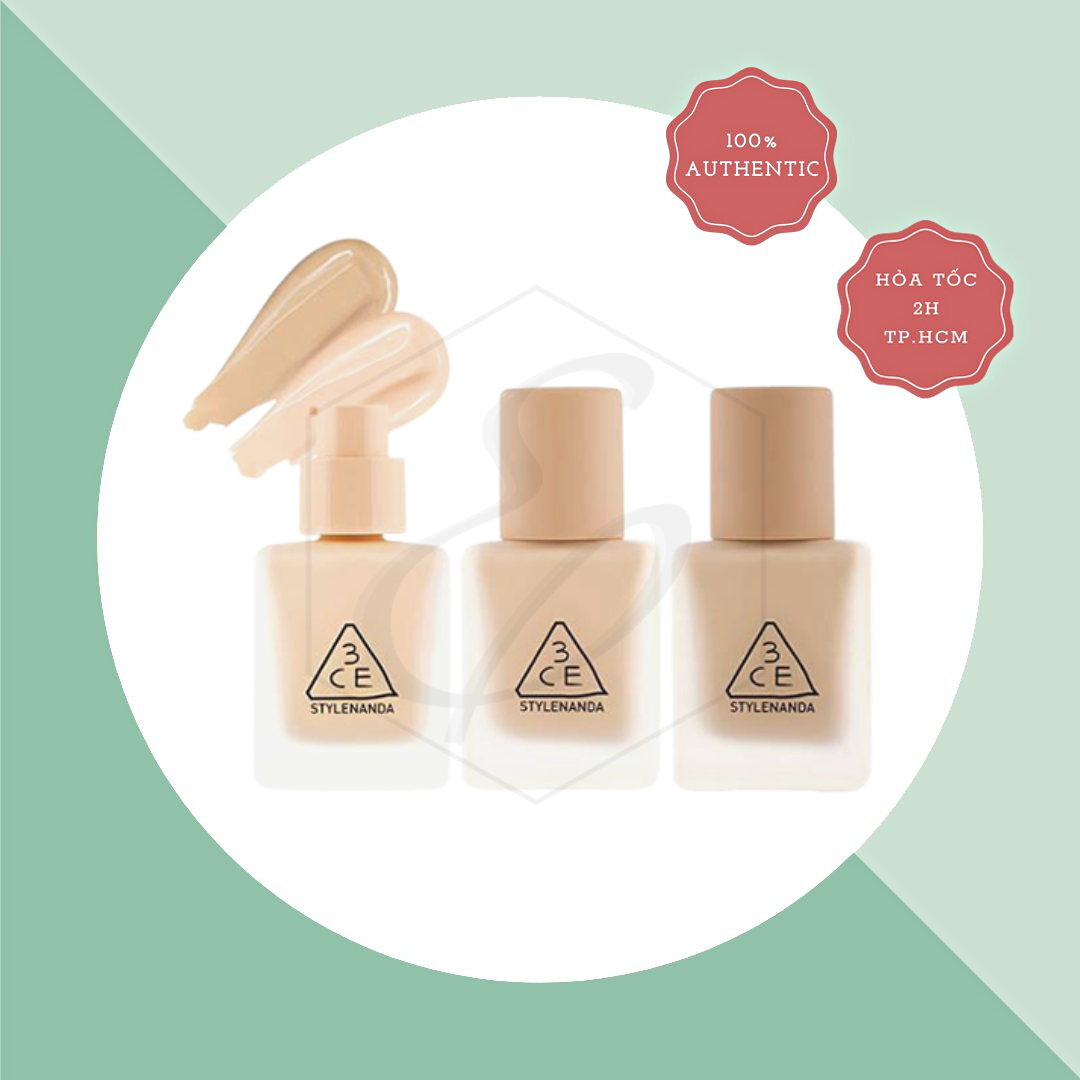 Kem Nền 3CE Velvet Fit Foundation